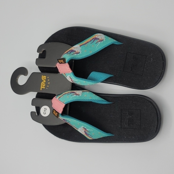 Teva girls slip on sandals size 12 C - Picture 1 of 4